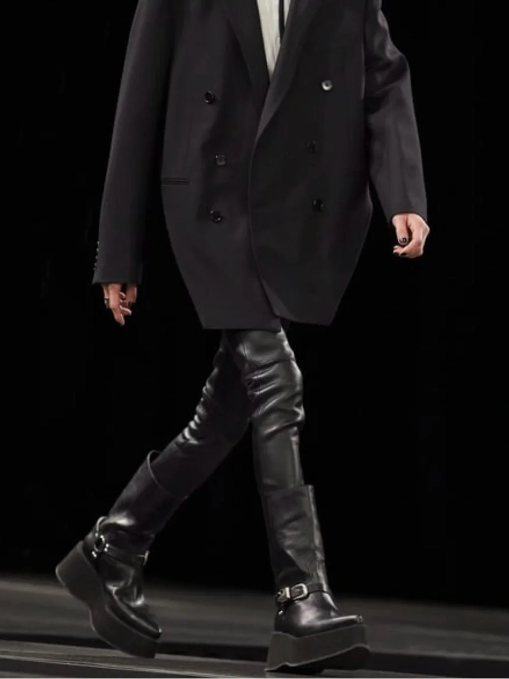 celine fw22 boydoll runway jed harness platform boots size 41